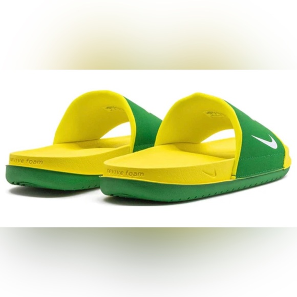 NWT NIKE UNIVERSITY OF OREGON DUCKS OFF-COURT SLIDES SZ MEN’S 7 - Picture 8 of 9